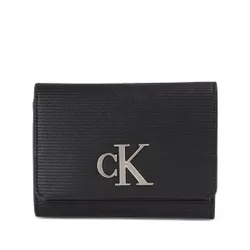 Женский кошелек Calvin Klein Jeans Minimal Monogram Med Trifold T K60k611237 Black BDS