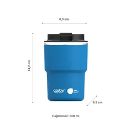 Kubek na kawę Asobu Coffee Express Tumbler 0,36 l - pastel blue