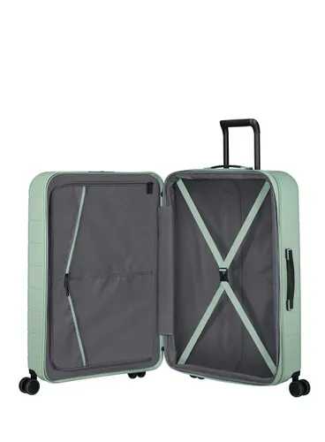 American Tourister Novastream'in Geniş Genişletilebilir Valizi -nomad green