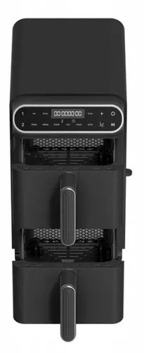 Air Fryer Frytkownica beztłuszczowa TURBOTRONIC TT-AF500D Czarny z podwójnym koszem