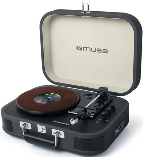 Gramofon MUSE MT-201 DG Bluetooth USB Czarny