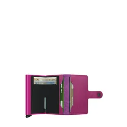 Kompaktowy portfel z RFID Secrid Miniwallet Crisple - fuchsia