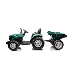 Traktor Na Akumulator Dla Dziecka Hc-306 24V 2X95W Przyczepa Eva LED Pilot