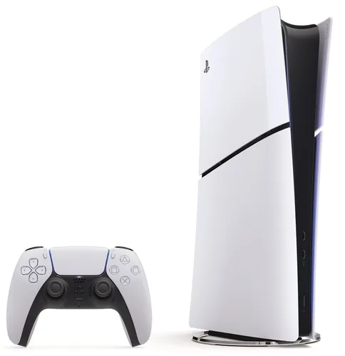 Konsola SONY PlayStation 5 Digital Slim + Kontroler SONY DualSense Biały