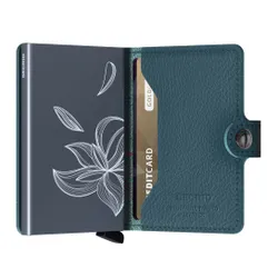 Miniwallet Secrid Stitch Linea Koruyucu Cüzdan-magnolia petrolio