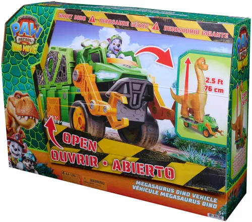 Pojazd SPIN MASTER Psi Patrol: Dino Movie Mega pojazd z dmuchanym dinozaurem 6075939