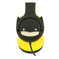 Słuchawki przewodowe z mikrofonem OTL Technologies Batman Chibi Style Dla dzieci Nauszne Czarno-żółty