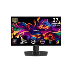 Monitor MSI Mag 271QP QD-OLED X24 26.5" 2560x1440px 240Hz 0.03ms [GTG]