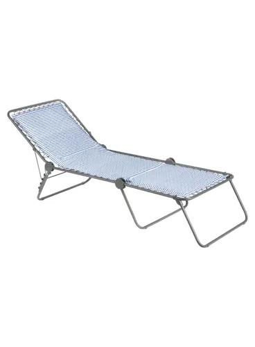 Długi leżak Lafuma Quilted Siesta L Polycotton- blue / titanium