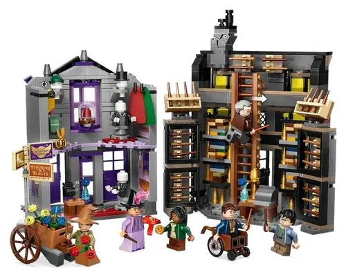 Конструктор LEGO Harry Potter 76439 магазины Олливандера и Мадам Малкин