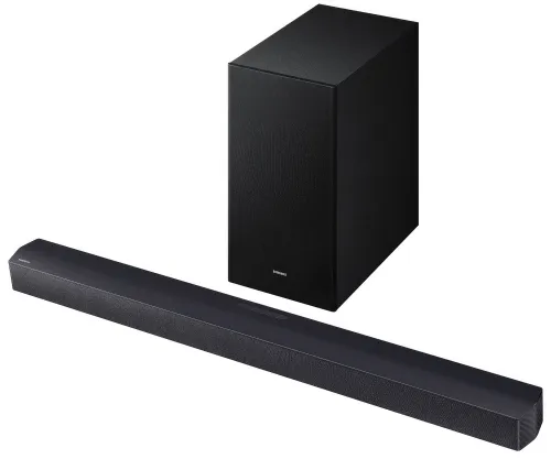 Soundbar SAMSUNG HW-B450F Czarny + Kolumny głośnikowe SAMSUNG SWA-9250S Czarny (2 szt.)