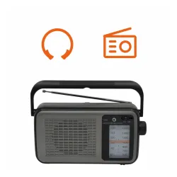 Radioodbiornik Manta MARDI919BK Radio FM Czarno-szary