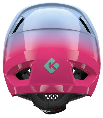 Kask rowerowy LAZER Chase KinetiCore Niebiesko-różowy Full Face (rozmiar XS)