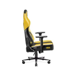 Fotel Diablo Chairs X-Player 2.0 Normal Size Gamingowy do 150kg Skóra ECO Tkanina Dark sunflower