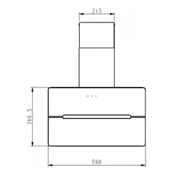 Okap Elica Lixa BL/A/60 Czarny