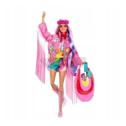 LALKA BARBIE EXTRA FLY zestaw wakacyjny HIPPIE HPB15