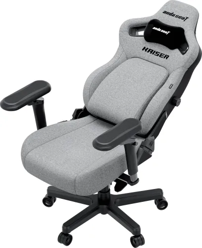 Fotel Anda Seat Kaiser 4 V2 XL Gamingowy do 150kg Tkanina Szary