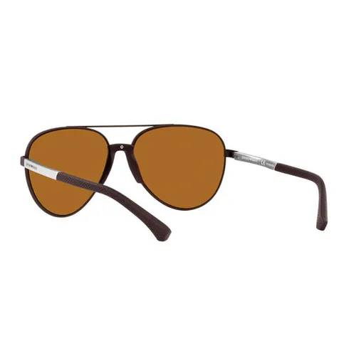 Okulary przeciwsłoneczne Emporio Armani 0EA2059 313283 Matte Brown/Polar Brown - Rozmiar (EU) 61