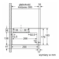 Okap Bosch DFM064W55 Srebrny