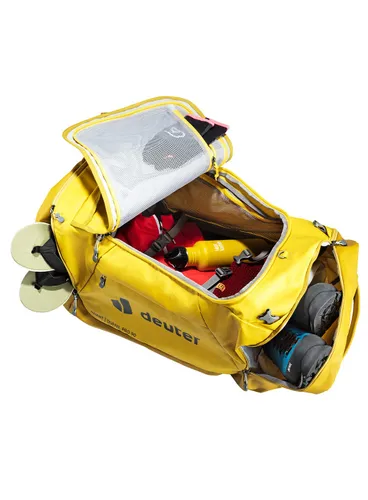 Складная дорожная сумка Deuter Aviant Duffel Pro 90-corn / turmeric