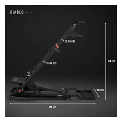 Stojak DIABLO CHAIRS X-Drive Mini Czarny