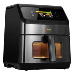 Air Fryer Frytkownica beztłuszczowa ICOOOK MFR-IC-01 Czarny 6.5l Wifi 15 automatycznych programów