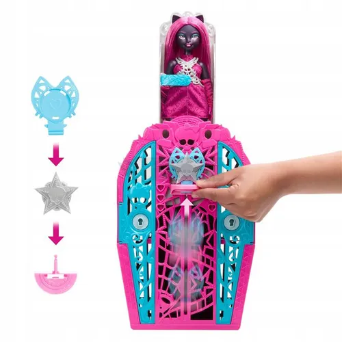 LALKA MONSTER HIGH STRASZYSEKRETY TAJEMNICE HOLLYDUCH Catty Noir JBG82