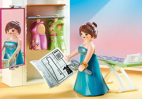 Набор фигурок для кукольного домика Playmobil 70208 Спальня с уголком для шитья