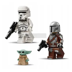 LEGO STAR WARS 75444 Mandalorian i Grogu Atak AT-RT, zestaw klocków +7