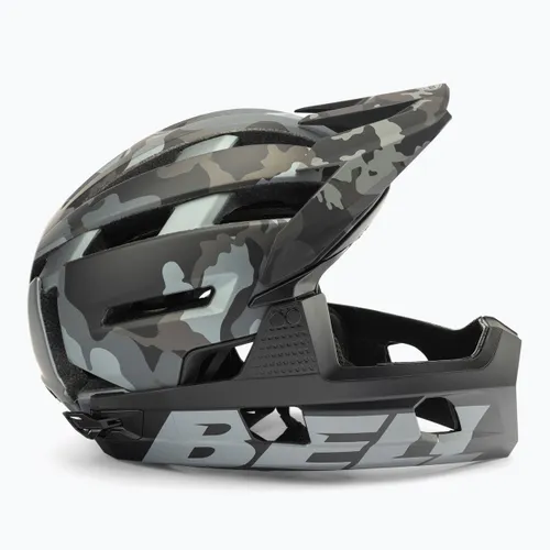 Kask rowerowy Bell FF Super Air R MIPS Spherical matte gloss black camo