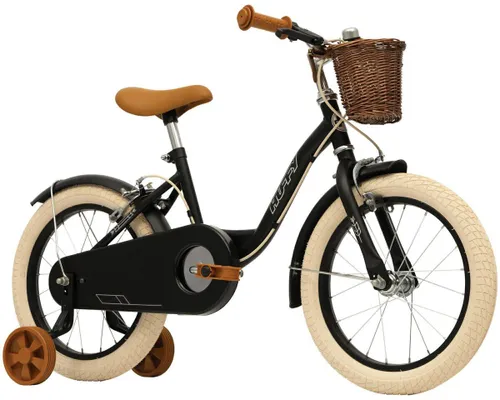 Rower dziecięcy HUFFY Retro Vintage 16 cali dla chłopca Czarny mat
