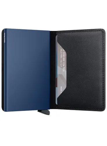 Mały portfel RFID Slimwallet Secrid Original - black / navy