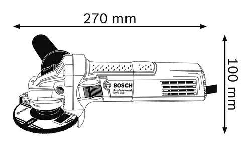 Bosch GWS Taşlama Makinesi 750-115