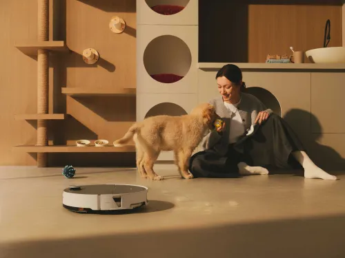 Robot sprzątający Roborock Saros 20 Sonic Complete Funkcja mopowania Stacja oczyszczająca Tworzenie mapy pomieszczenia Funkcje AI Biały