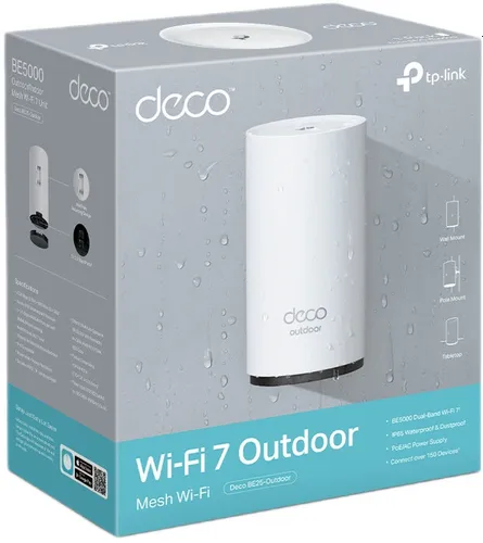Router TP-LINK Deco BE25-Outdoor 2.4 / 5 GHz (DuaBand)l, Wi-Fi Mesh
