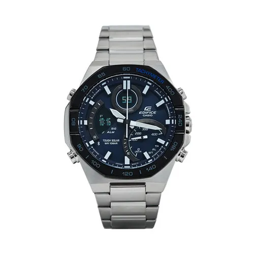 Часы Casio Edifice Racing ECB-950DB-2AEF серебристые