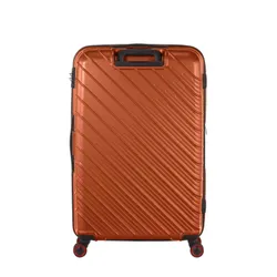 American Tourister SPEEDSTAR-copper orange'ın geniş genişletilebilir valizi