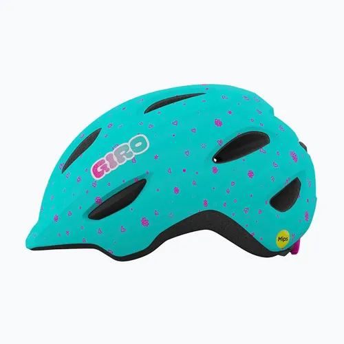 Kask rowerowy dziecięcy Giro Scamp Jr matte screaming teal