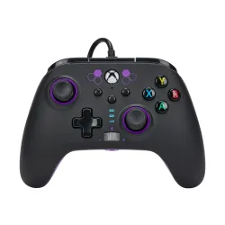 Pad PowerA Enhanced Purple Hex do Xbox Series X/S, Xbox One, PC Przewodowy