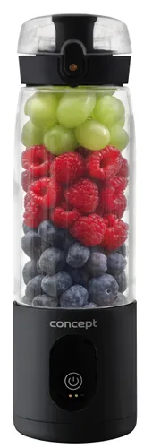 Blender personalny CONCEPT Smoothie FitMaker SM4001 Bezprzewodowy Czarny