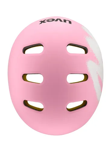 Kask rowerowy dla dzieci Uvex Kid 4 Style Mips - spray strawberry matt