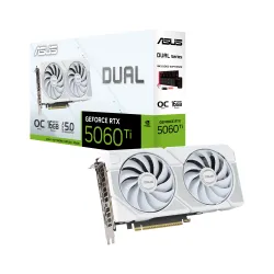 Karta graficzna ASUS Dual GeForce RTX 5060 Ti White OC Edition 16GB GDDR7 128bit DLSS 4