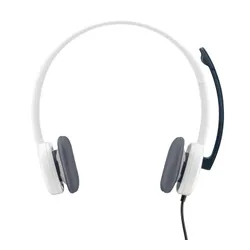 Słuchawki przewodowe z mikrofonem Logitech Stereo Headset H150 Nauszne Biały