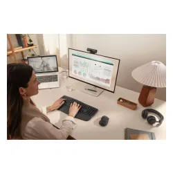 Zestaw klawiatura i mysz Logitech Signature Comfort Plus MK880 bezprzewodowy grafitowy