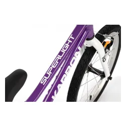 Rower dziecięcy KARBON Superlight Automatic 18 cali dla chłopca Fioletowy