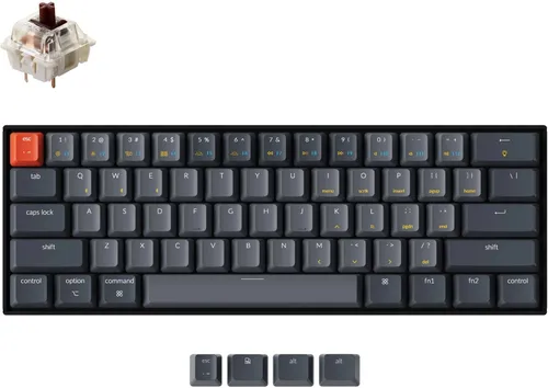 Klawiatura KEYCHRON K12-H3 Wireless Gateron G Pro Brown RGB Czarny