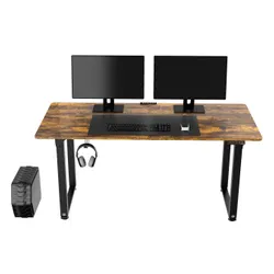 Biurko gamingowe ULTRADESK Uplift Brązowy