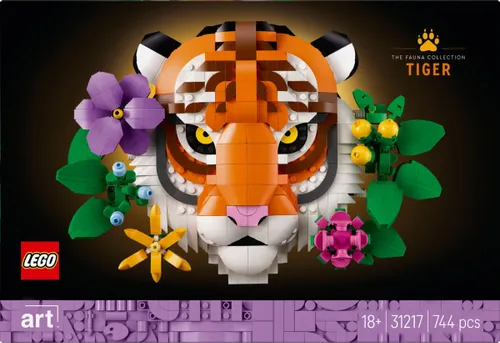 LEGO Klocki ART 31217 Kolekcja zwierząt - tygrys