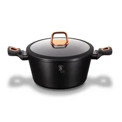 Garnek granitowy 20 cm Berlinger haus bh-1641 black rose 1szt