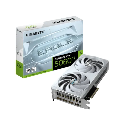 Karta graficzna Gigabyte GeForce RTX 5060 Ti EAGLE OC ICE 8GB GDDR7 128bit DLSS 4